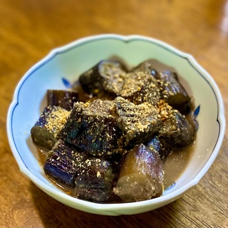 トリプルでごま香る！✨なすのごま煮【和食・副菜】